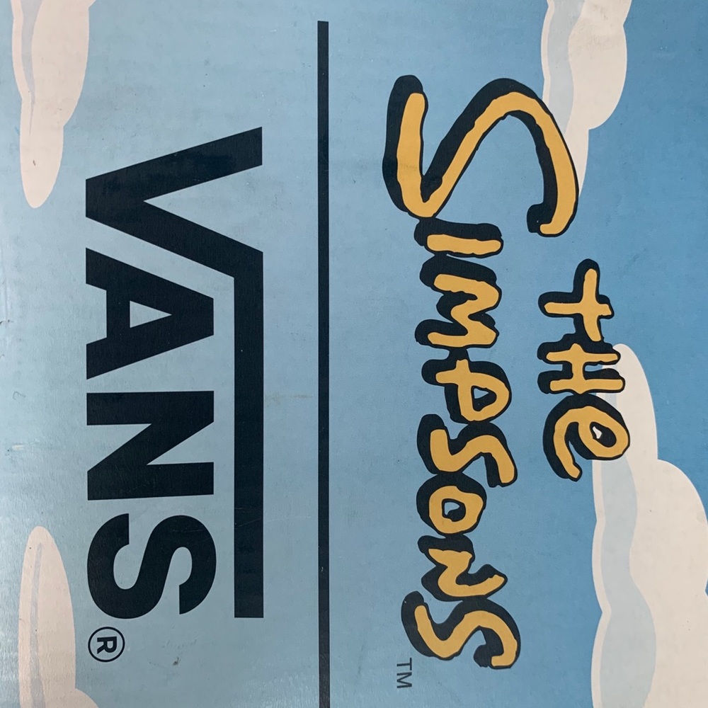 LIMITED EDITION SIMPSON VANS SIZE 10 MEN BRAND NEW